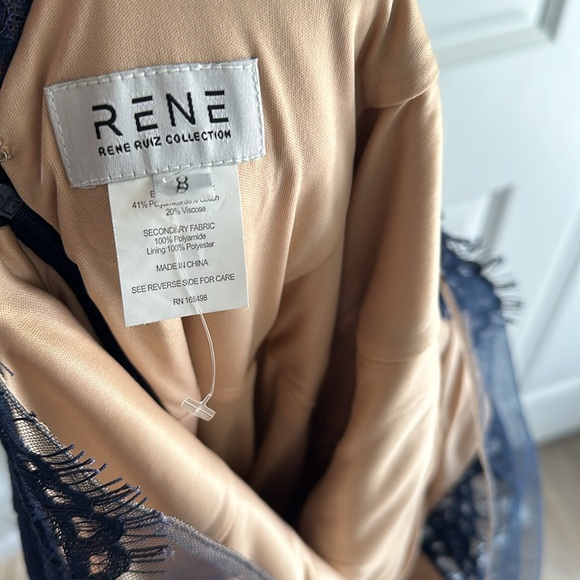 RENE BY RENE RUIZ  COLLECTION
Illusion Lace Sheath Gown - Picture 12 of 12